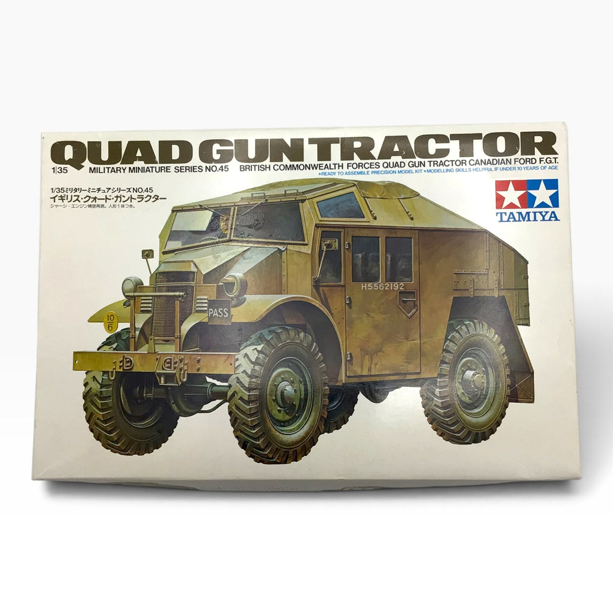Tamiya 35045 1/35 British Quad Gun Tractor Ford FGT - Scale Model Kit – Military Miniatures
