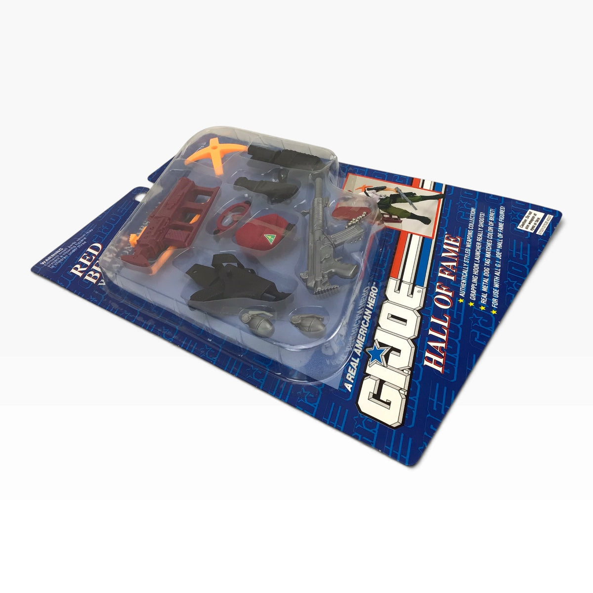 GI Joe Red Beret Weapons Arsenal and Red Ninja Mission Gear Sets (1993) – Hasbro Hall of Fame #27531, #27513