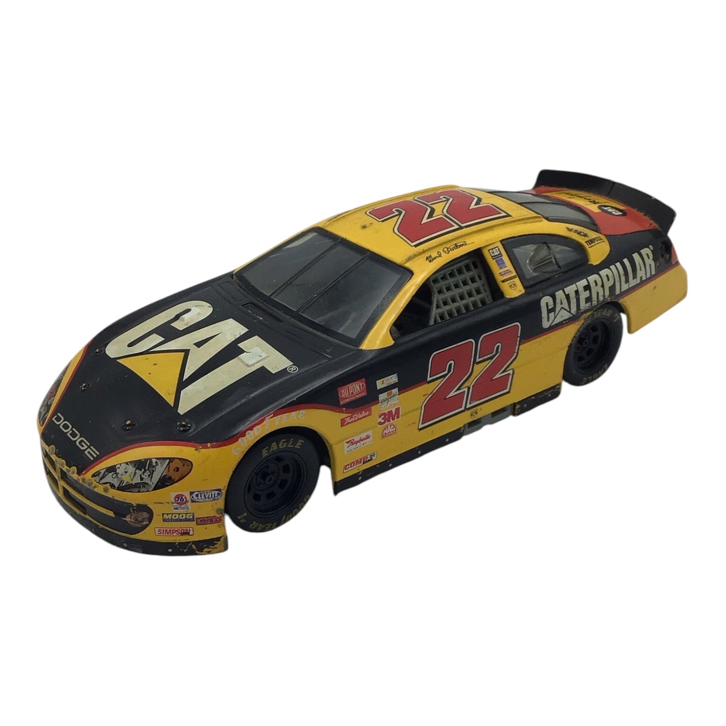 NASCAR Racing Champions Ward Burton #22 Caterpillar Dodge Die Cast Model