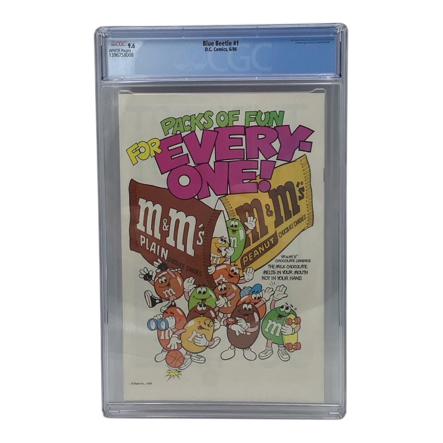 D.C. Comics Blue Beetle #1 - CGC 9.6