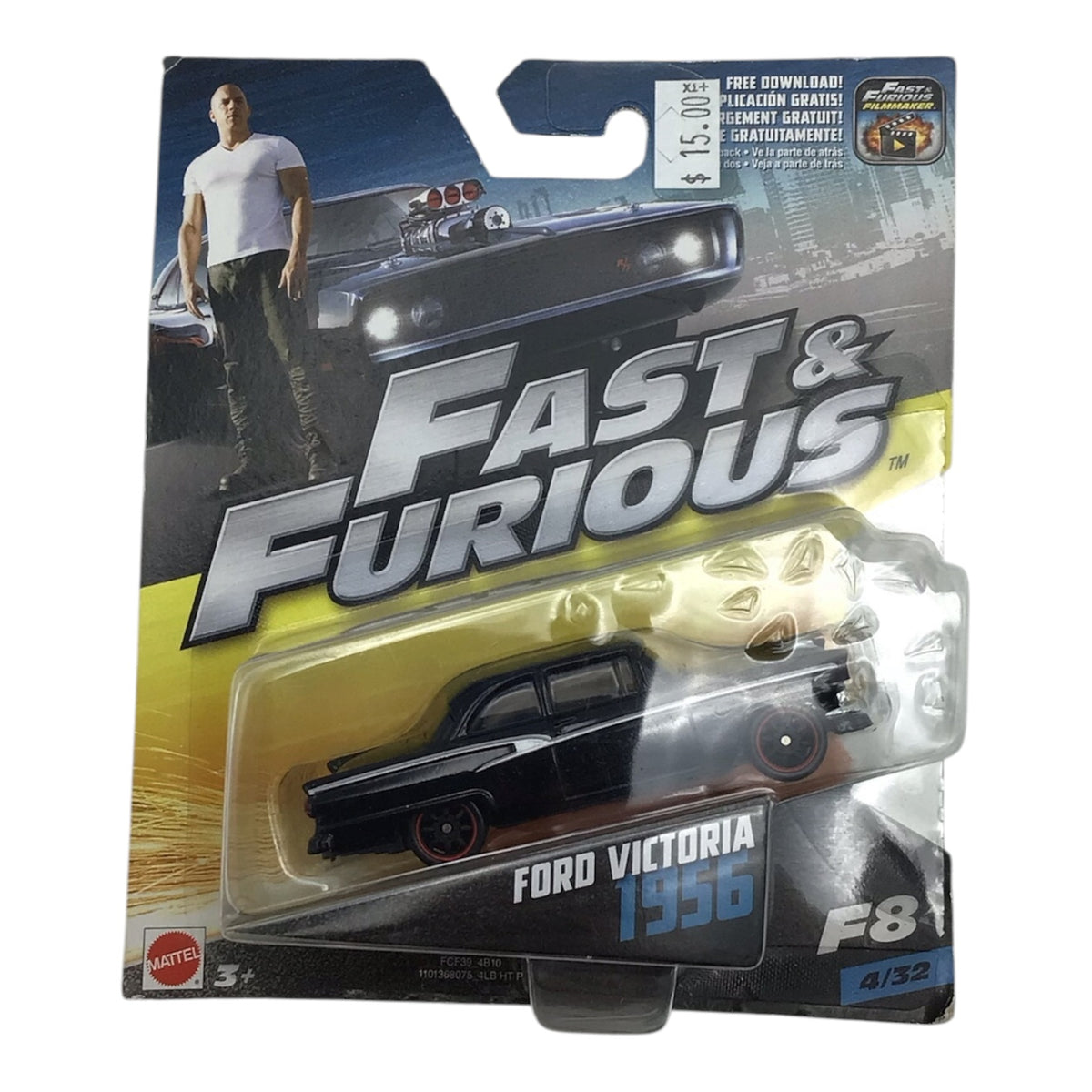 Fast & Furious 1956 Ford Victoria - Mattel Model Car (2016)