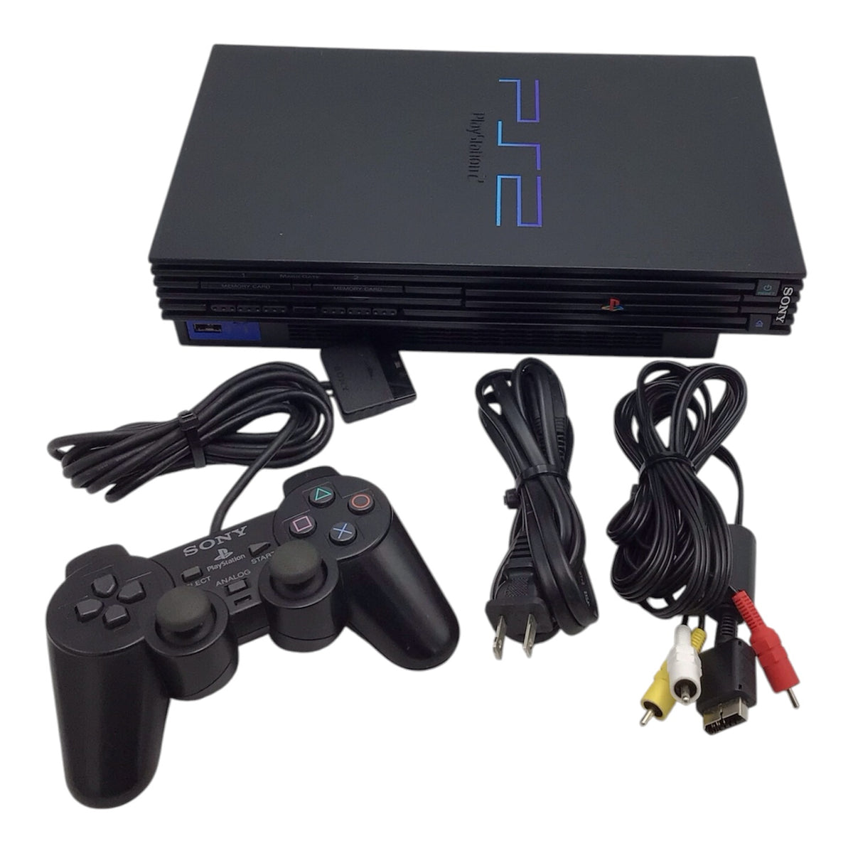 PlayStation 2 SCPH-30001 w/ Cables & Controller - Tested/Working