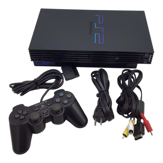 PlayStation 2 SCPH-30001 w/ Cables & Controller - Tested/Working