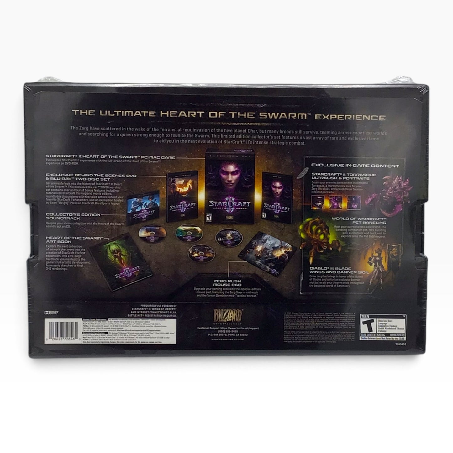 StarCraft II: Heart of the Swarm Collector's Edition – Blizzard Entertainment – New Sealed