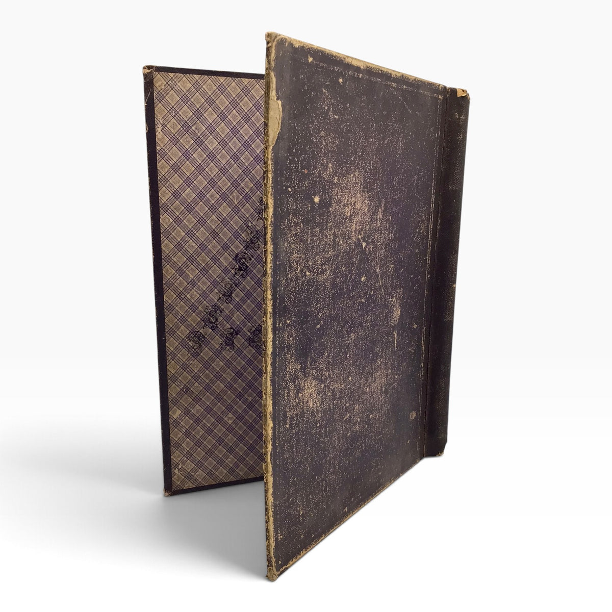 Late 1800s Antique Custom Music Binder – Gold Embossed Floral & Geometric Cover