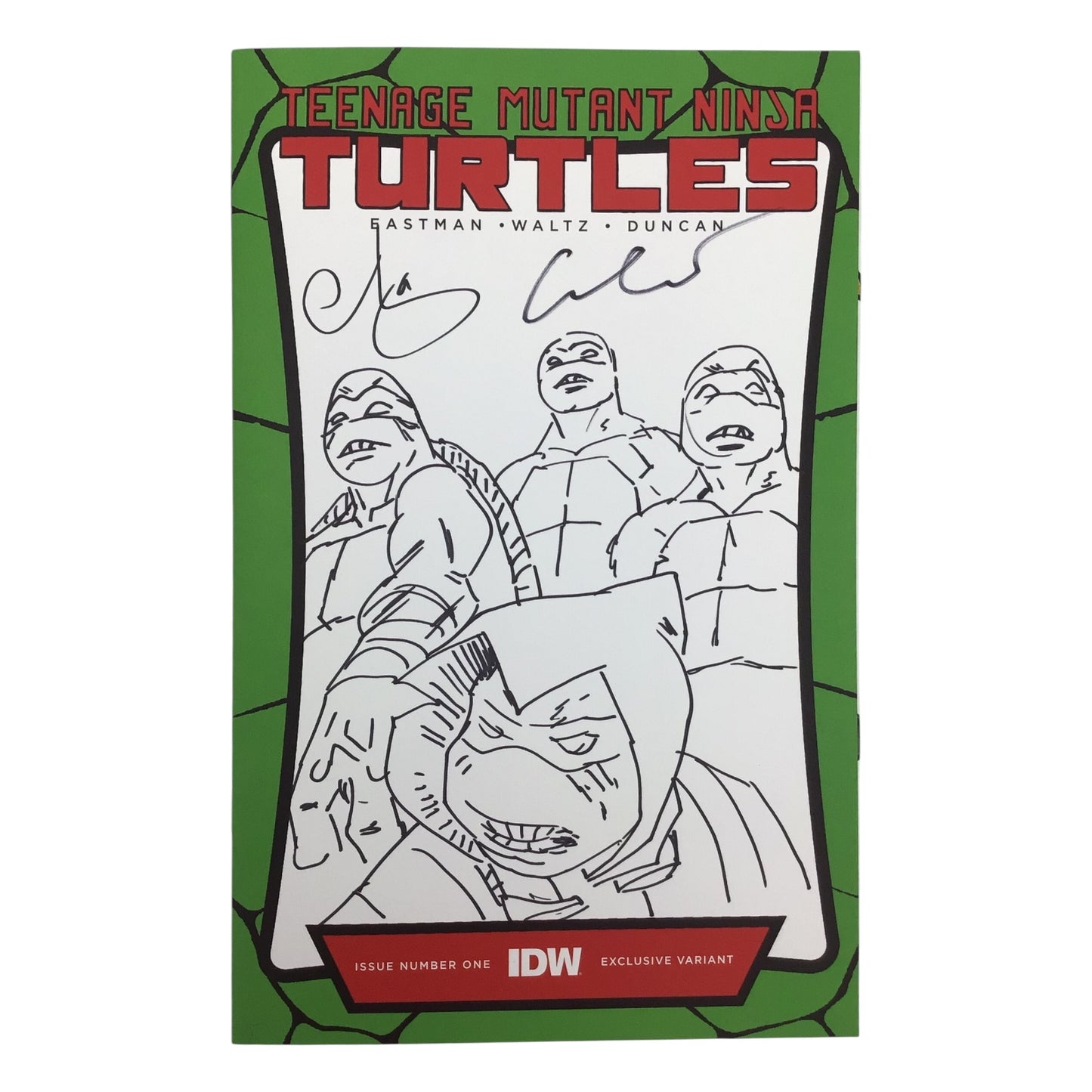 Teenage Mutant Ninja Turtles #1 Exclusive Variant Sketch Cover by Esau & Isaac Escorza – COA