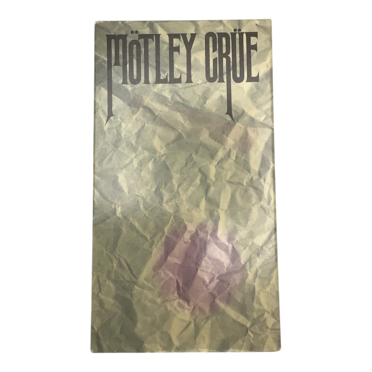 Motley Crue Uncensored VHS Tape