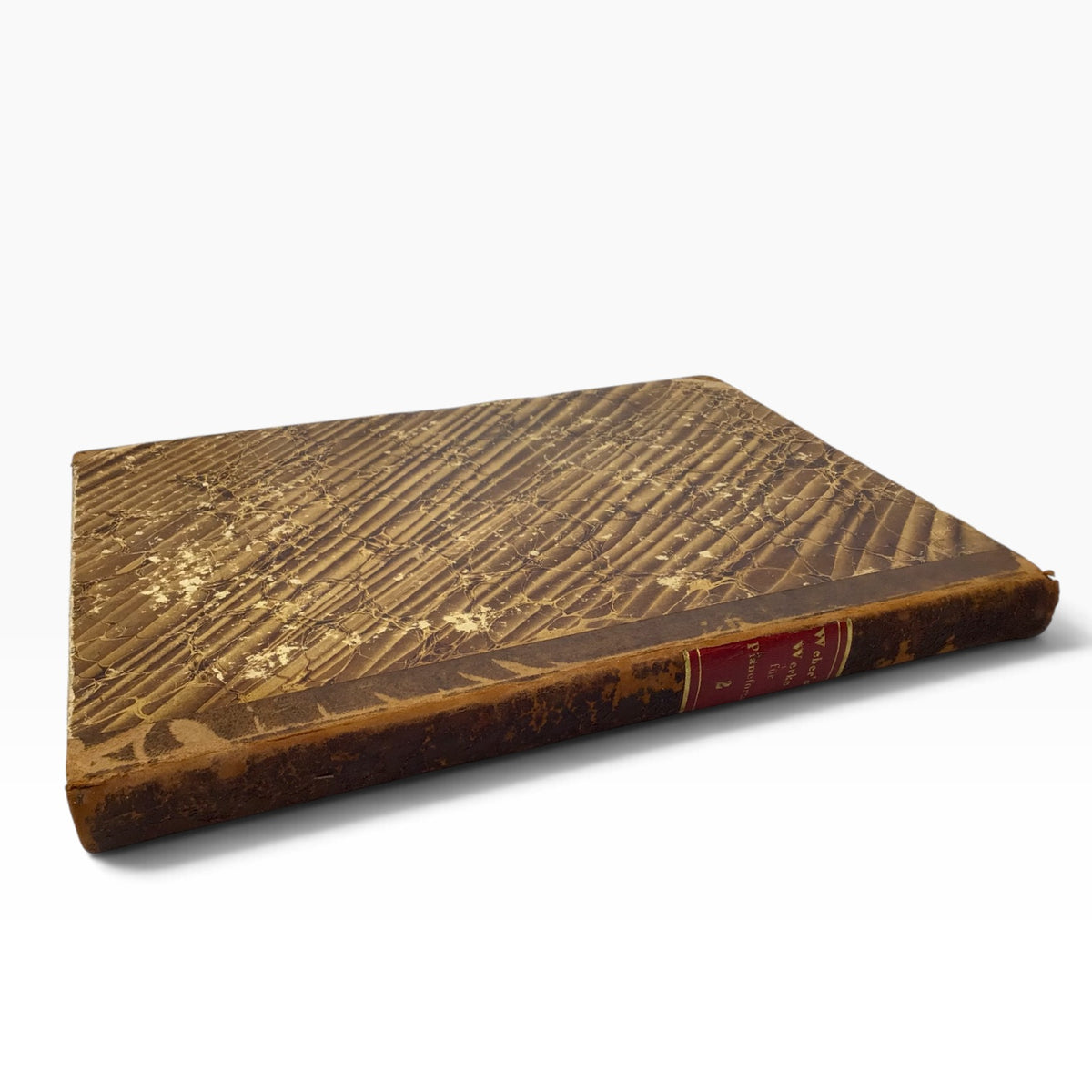Weber’s Works for Pianoforte Volume 2 – Antique German Piano Music Sheet Book