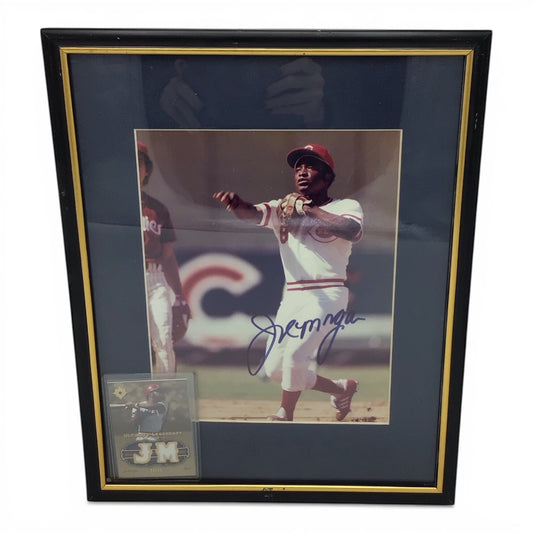 Framed Joe Morgan Signed Photo