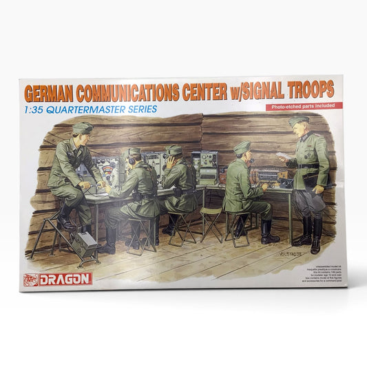 Dragon German Communication Center with Signal Troops 1:35 Scale Model Kit – 1998