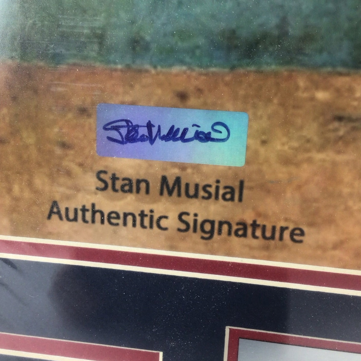Stan Musial Hall of Fame 1969 Framed Signature - History of the Game Certified