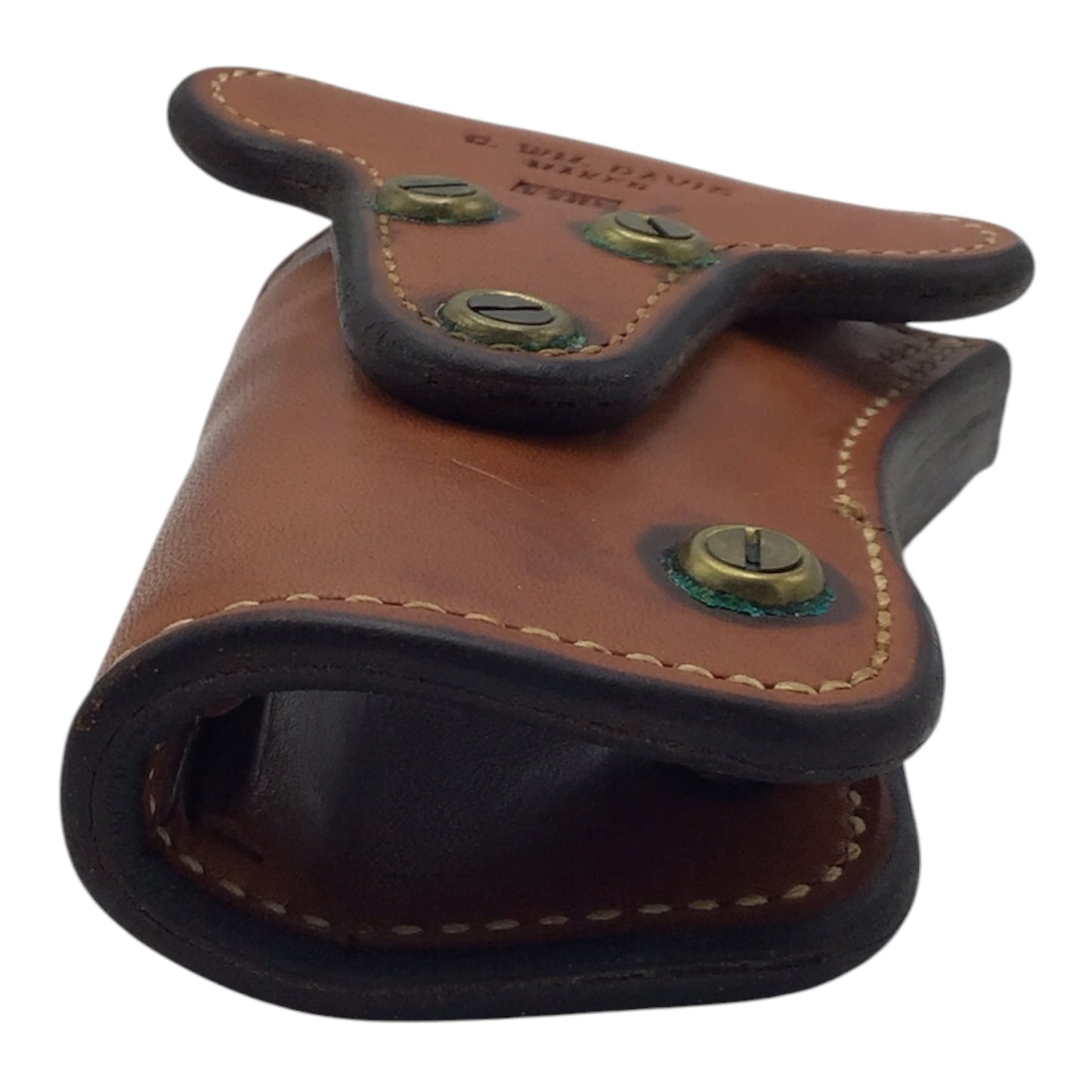 Leather Belt 1911 Holster G. WM. Davis Model 1145