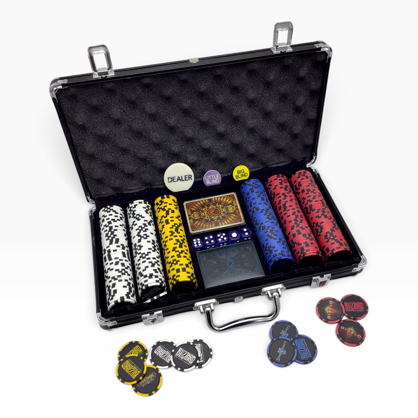 Blizzard Entertainment Employee Exclusive Poker Chip Set – World of Warcraft, Diablo & StarCraft