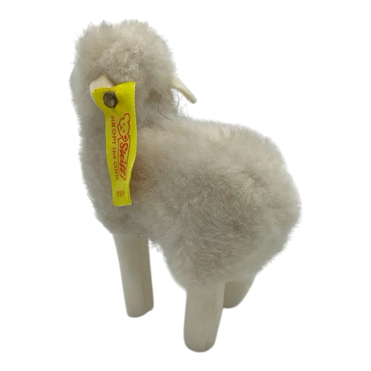 German Steiff Miniature Flori Sheep Mohair Stuffed Animal 1518/11