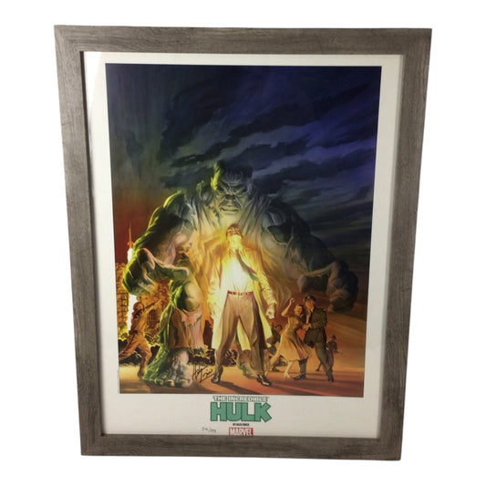 Framed The Incredible Hulk Poster Signed by Herb Trimpe - Limited Edition 376/399