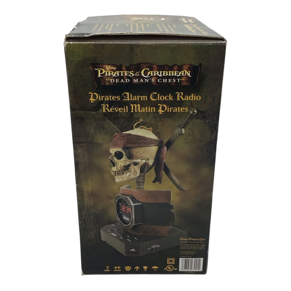 Pirates of the Caribbean Dead Man's Chest Alarm Clock Radio