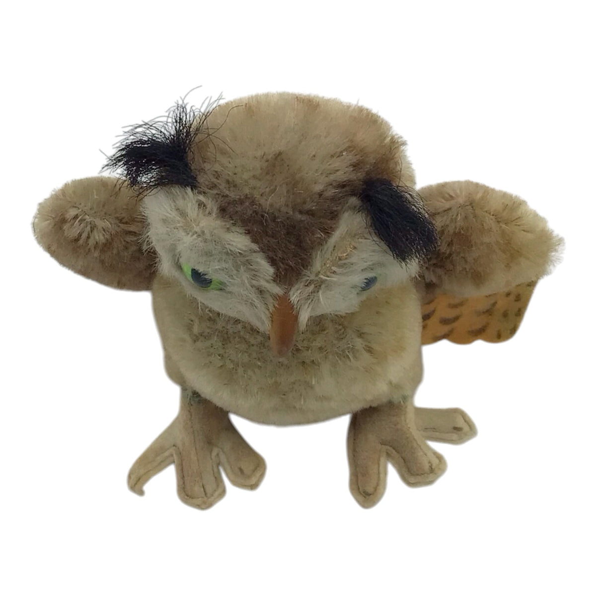 German Steiff Miniature Wittie Owl Mohair Stuffed Animal