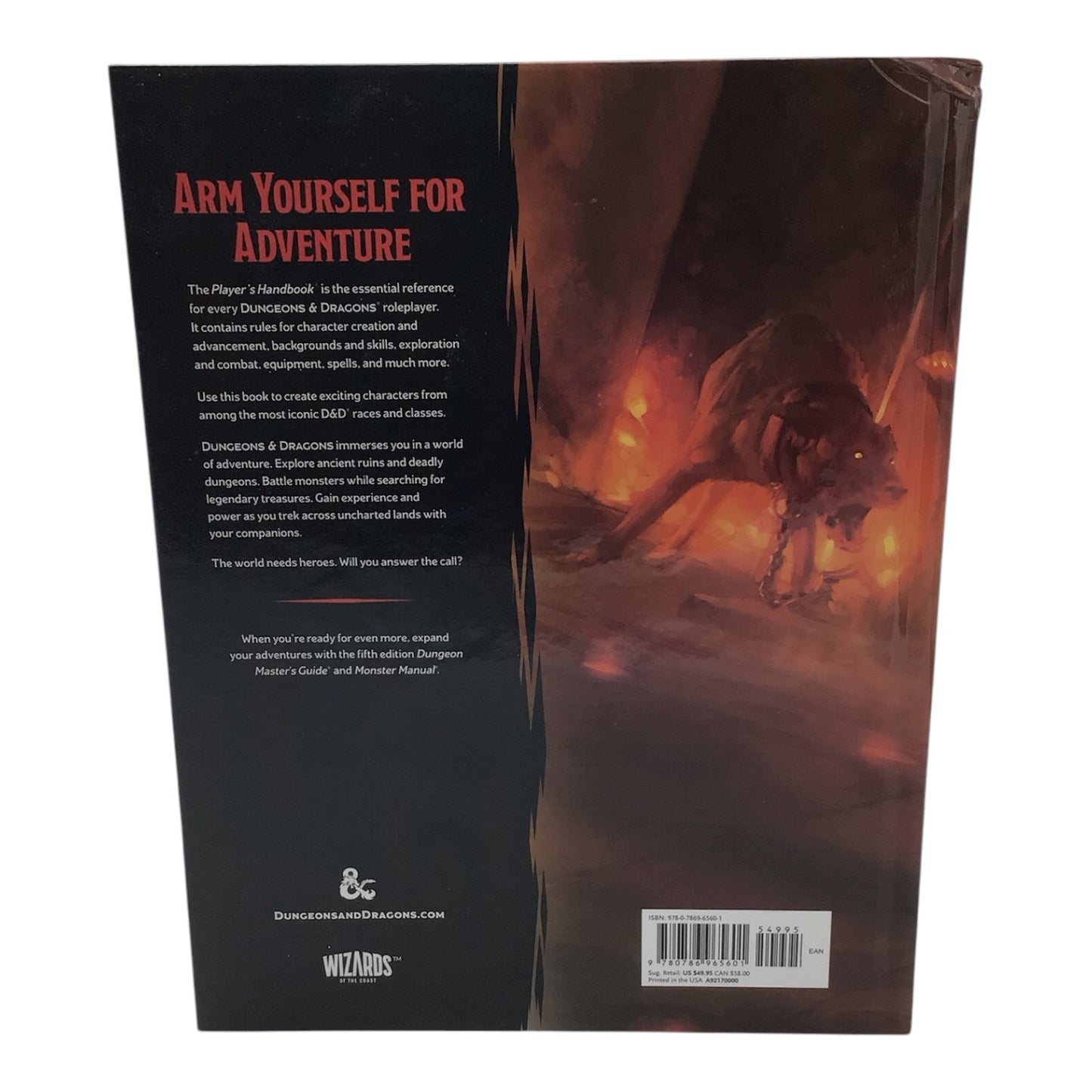 Dungeons & Dragons Player's Handbook Hardcover - Tenth Printing 2018