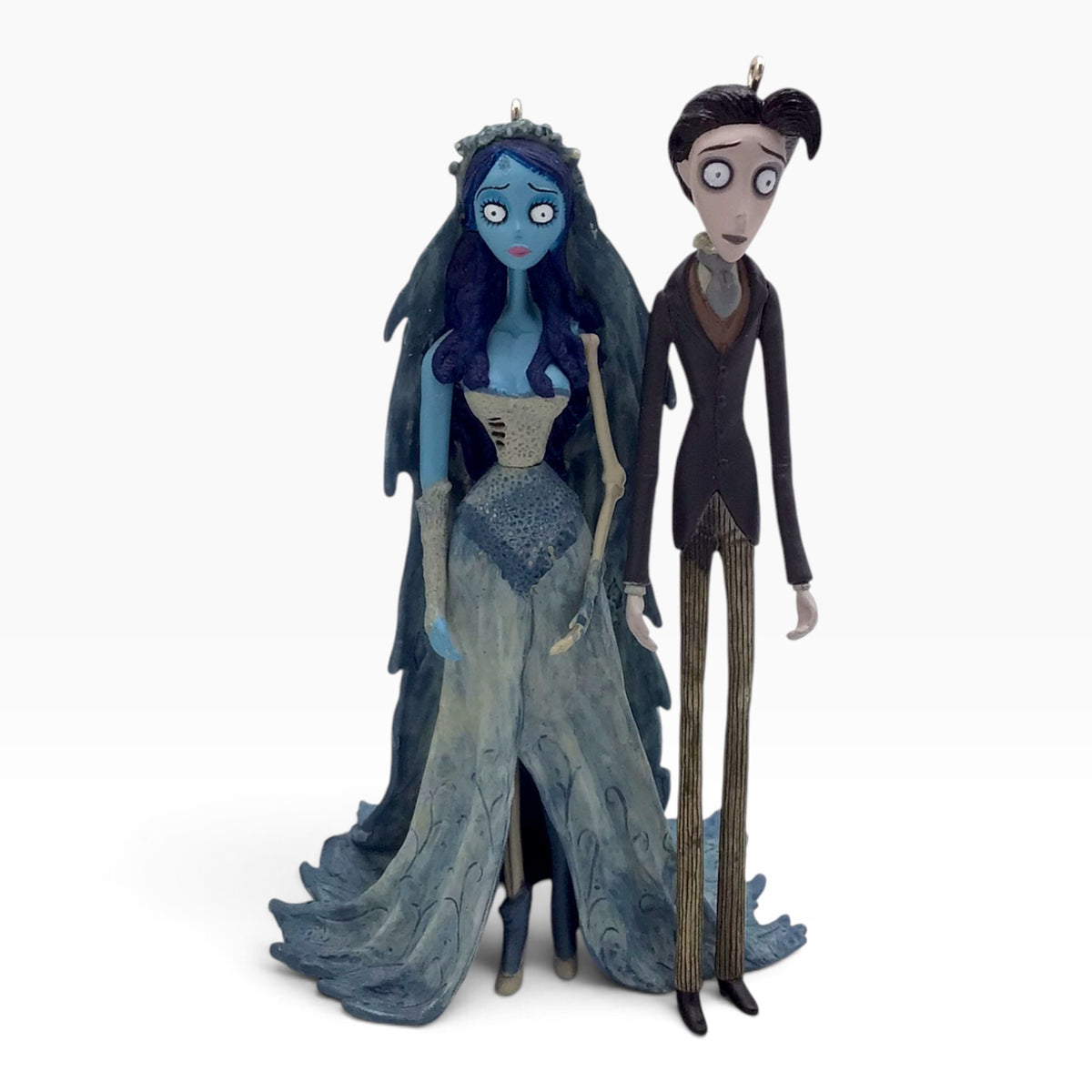 Hallmark Keepsake Emily and Victor – Tim Burton's Corpse Bride – 2009 – 2-Piece Ornament Set