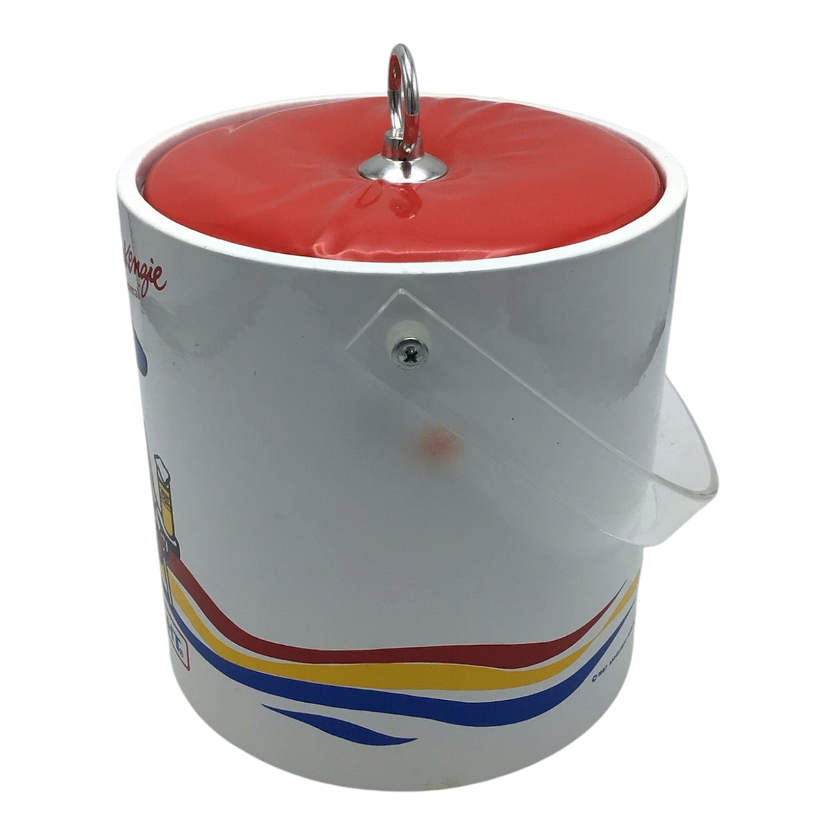 1987 Bud Light Spuds Mackenzie Beach Themed Plastic Ice Bucket