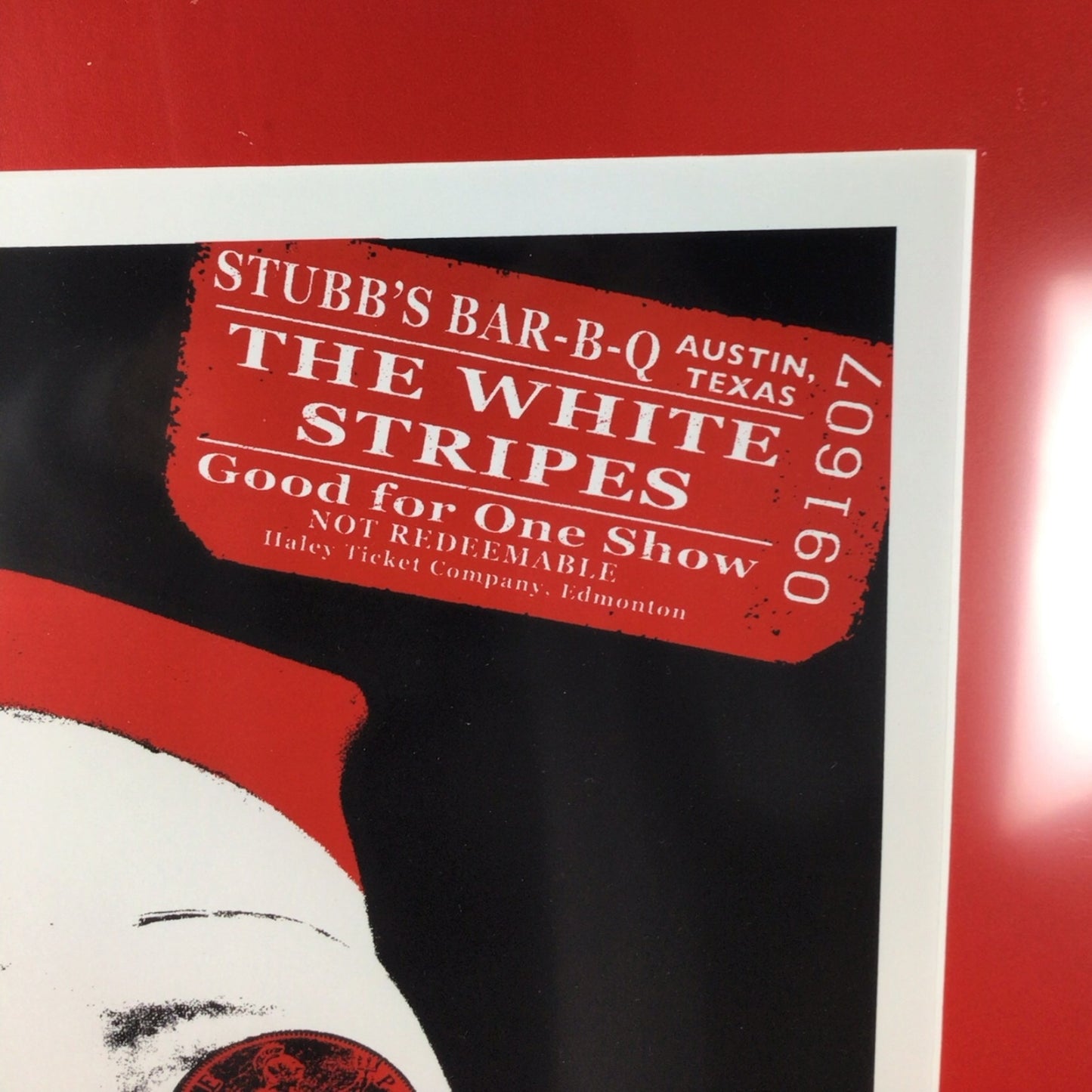 The White Stripes Austin 2007 Silkscreen Poster by Rob Jones