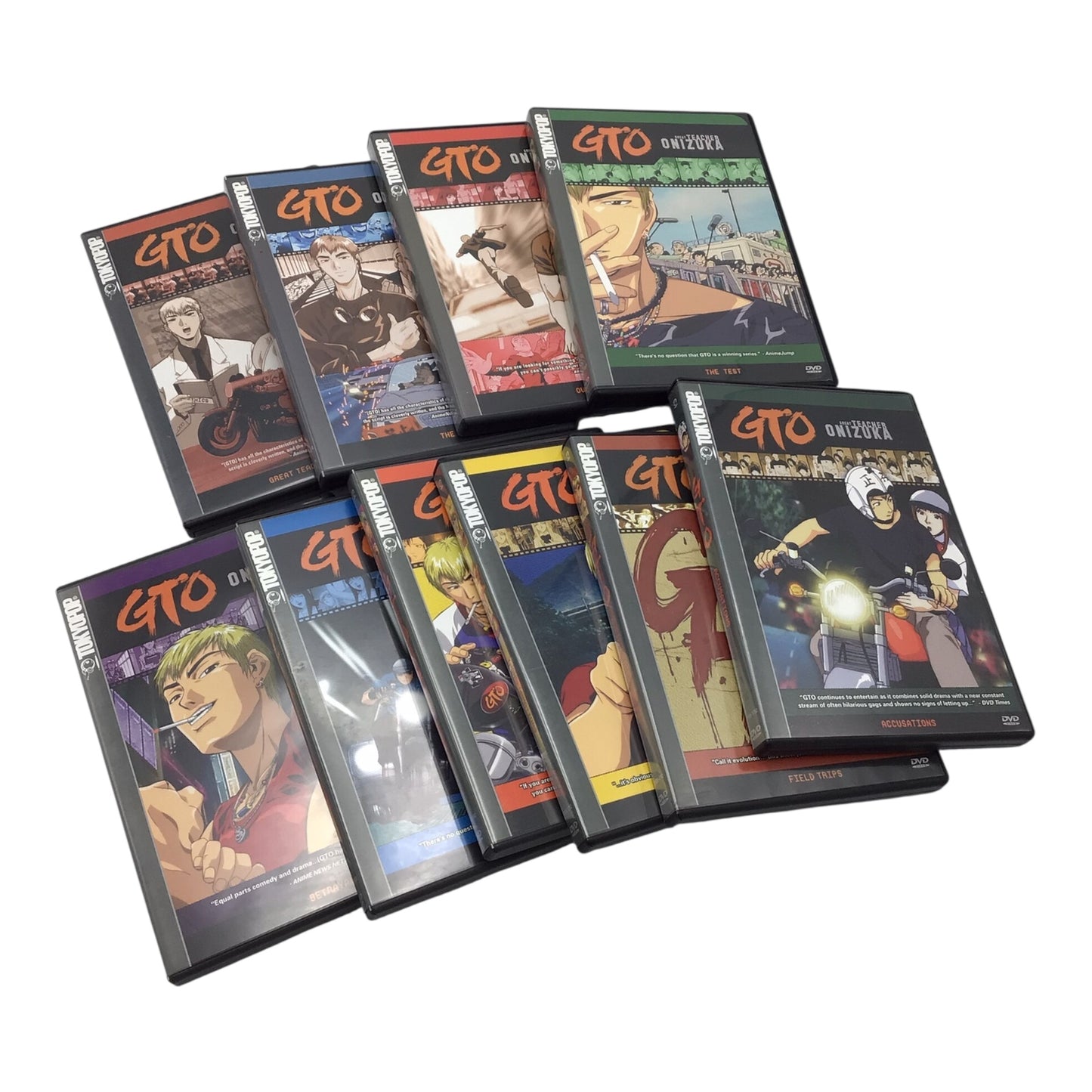 GTO: Great Teacher Onizuka DVD Collection Volumes 1–10 – TokyoPop
