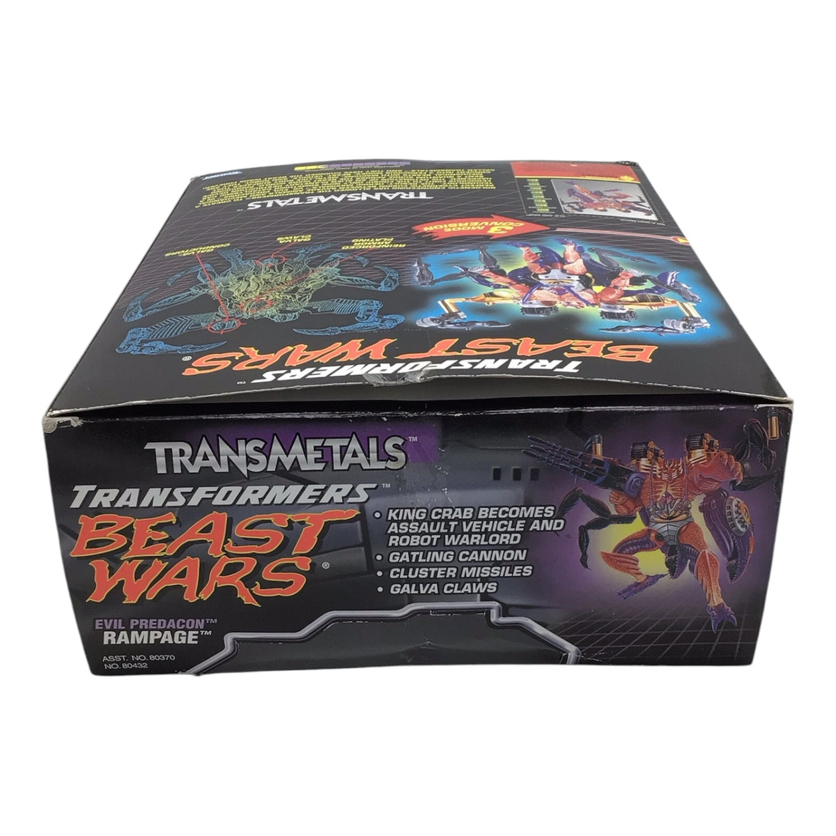 Transformers Transmetals Beast Wars Evil Predacon Rampage Action Figure (1998)