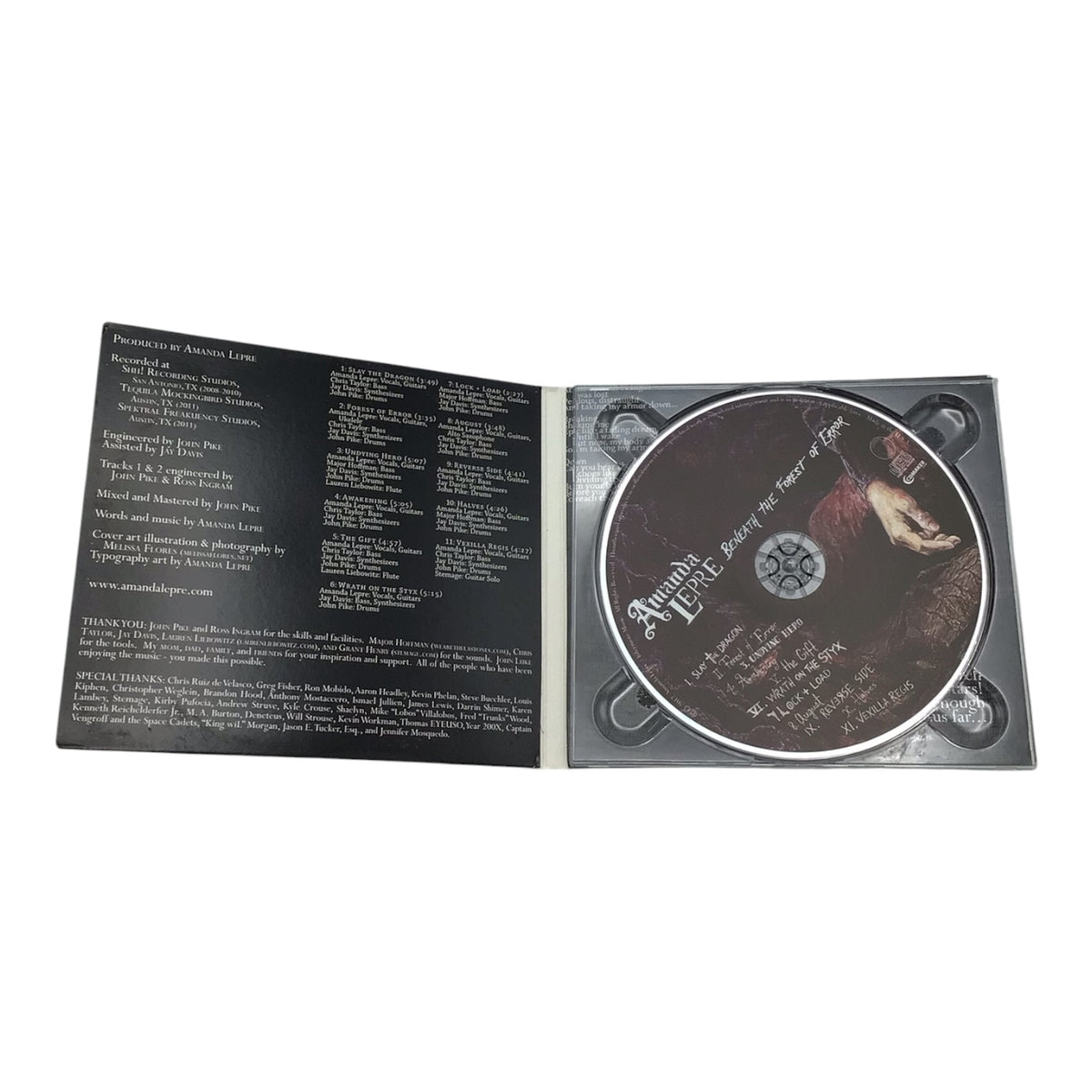 Signed Amanda Lepre Beneanth the Forest of Error CD