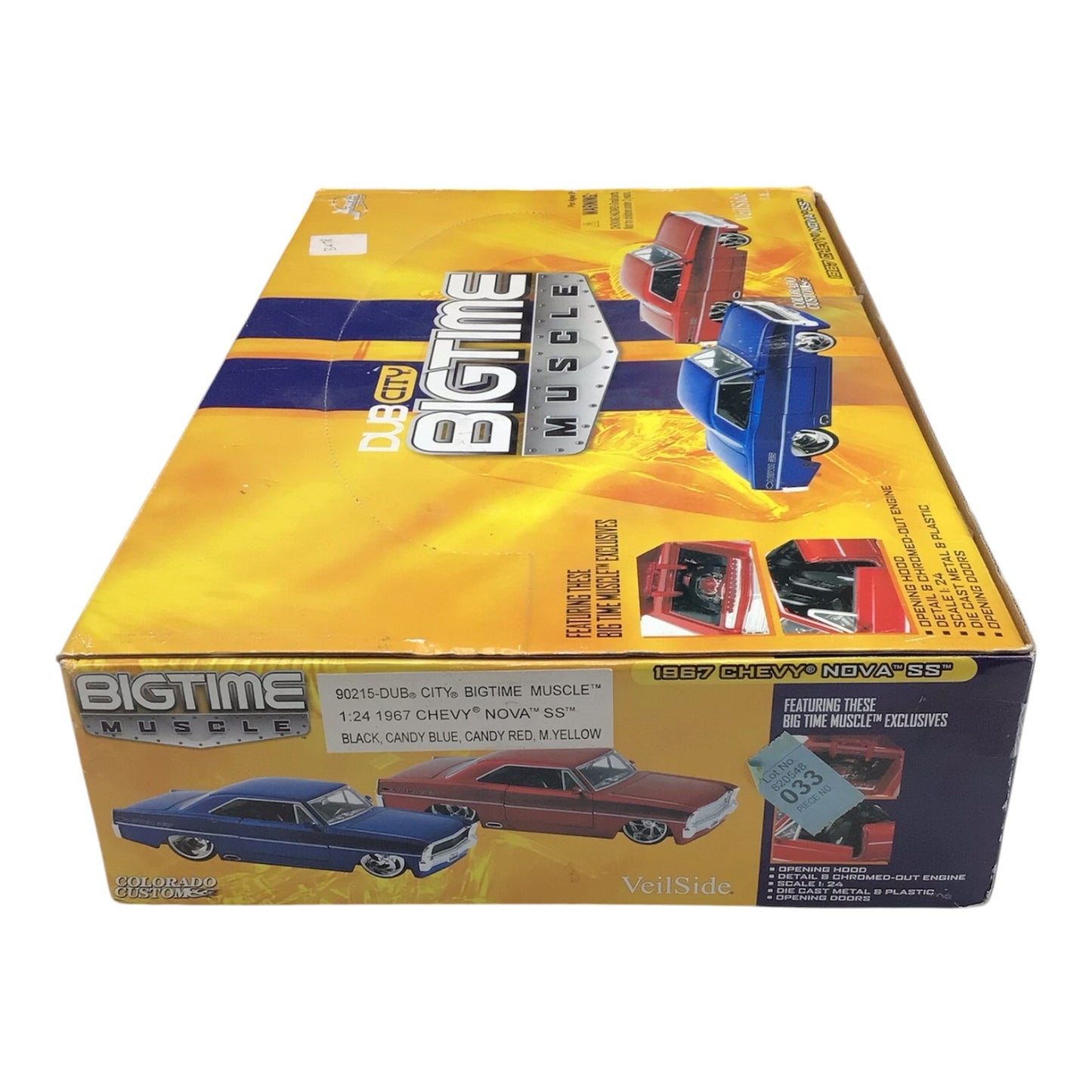 Dub City Big Time Muscle 1967 Chevy Nova SS 1:24 Scale 4 Car Set