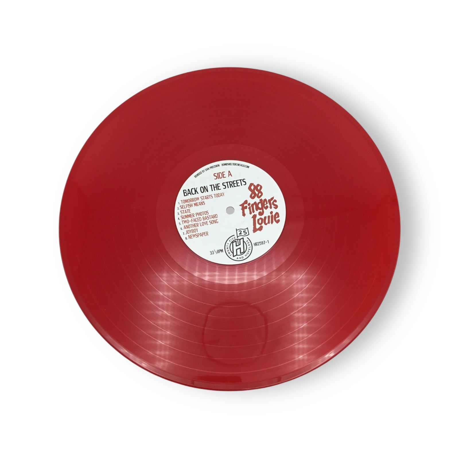 88 Fingers Louie Back on the Streets Mr. Precision Remix 2019 LP Vinyl