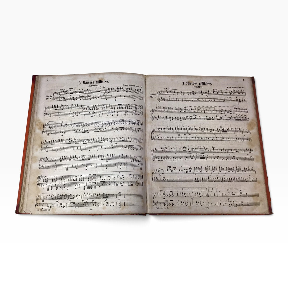 Franz Schubert Complete Compositions Piano Four Hands 1 Volume 9 – Antique German Piano Music Sheet Book