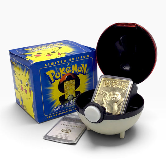Pokémon - Limited Edition 23K Gold-Plated Trading Card | Pikachu (#25)