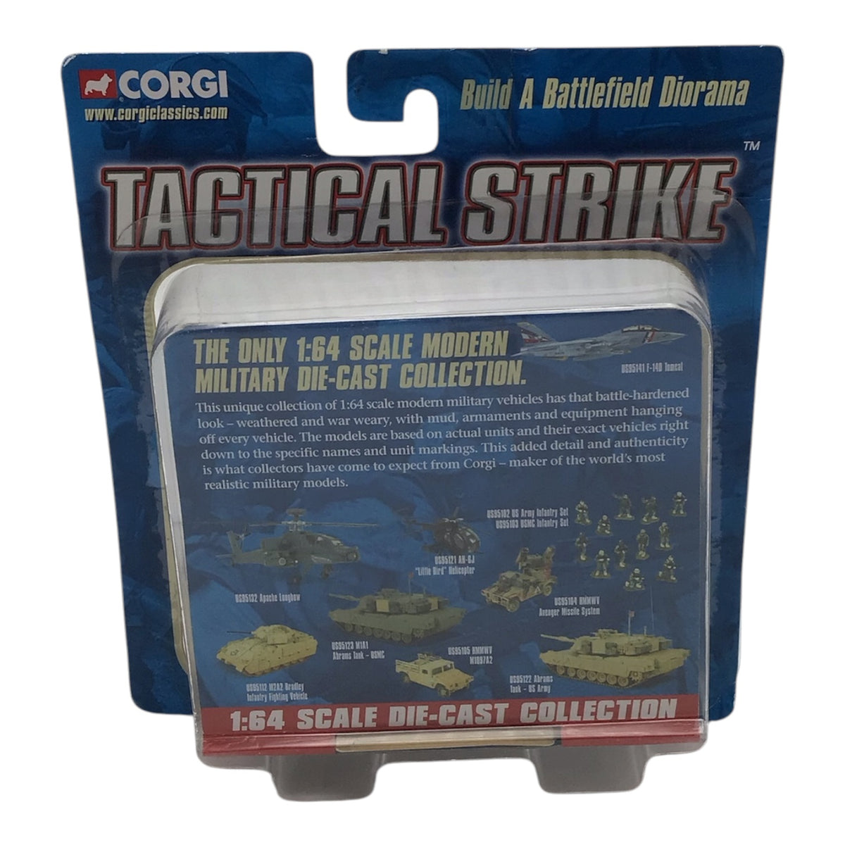Corgi Tactical Strike 2003 Operation Iraqi Freedom Humvee M997A2 U.S. Army 1:64 Scale