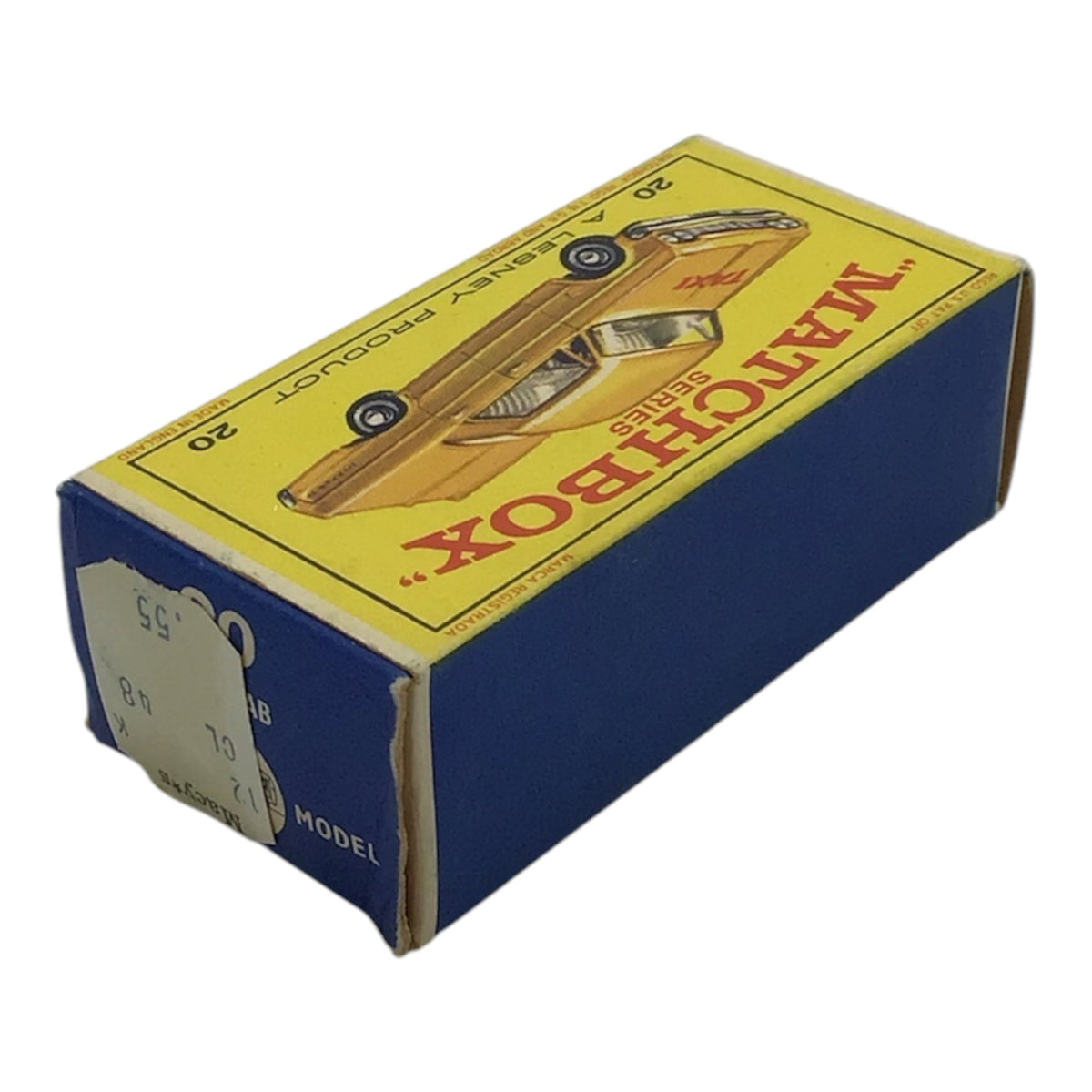 Lesney Matchbox Series #20 Tax-Cab w/ Original Box