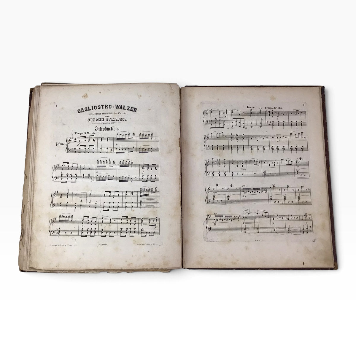 Antique 1800s Sheet Music "Scrapbook" – European Piano Music, Salon Pieces & Operatic Transcriptions