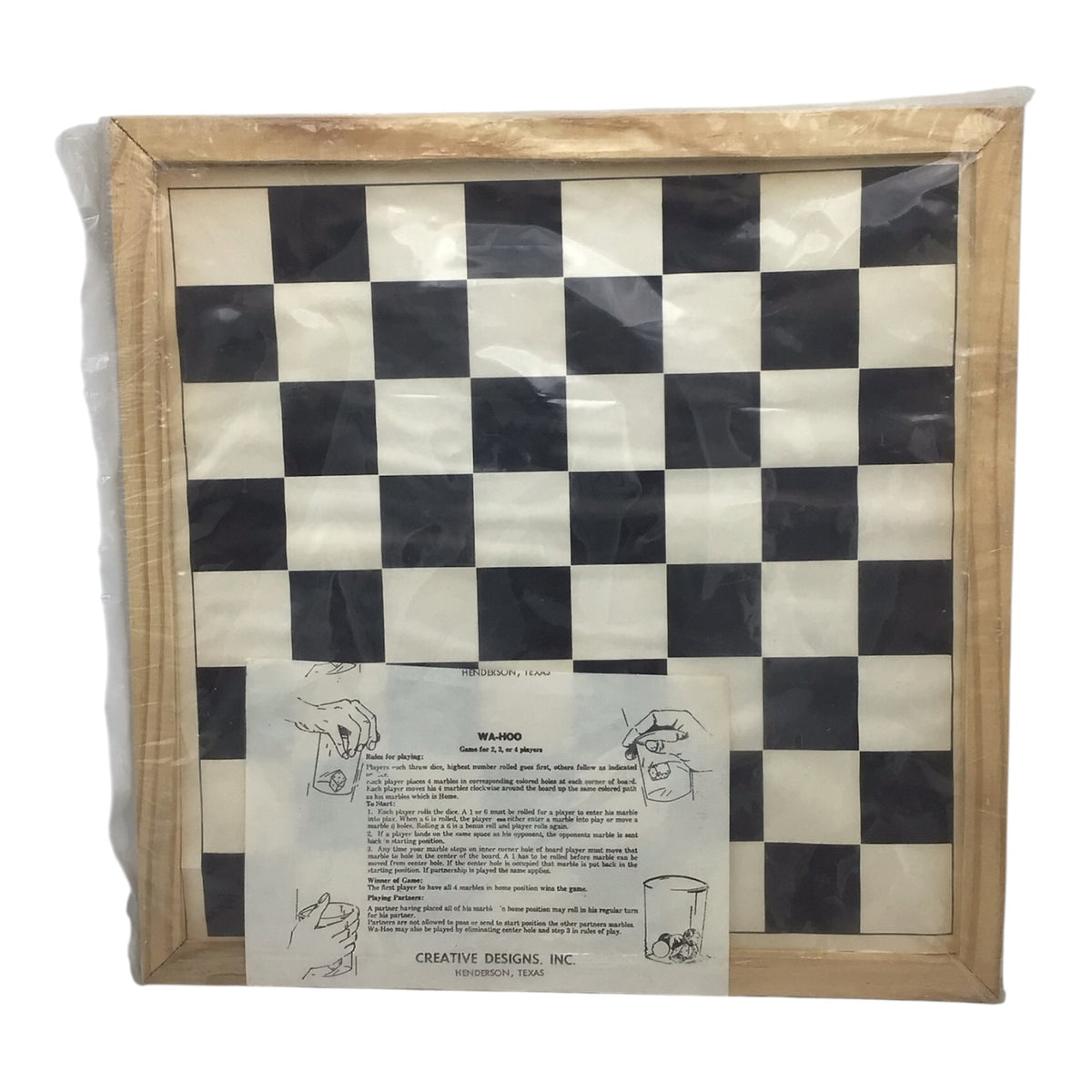 Vintage Wahoo Board Game by Creative Design Inc - Full Set