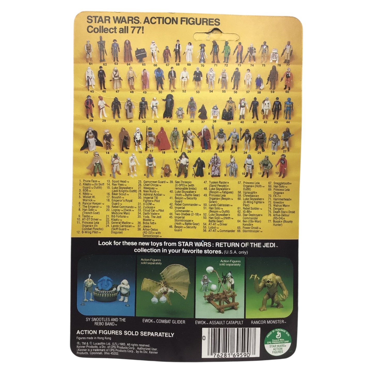 Kenner Star Wars Stormtrooper Action Figure – Return of the Jedi Carded Figure (Unpunched)