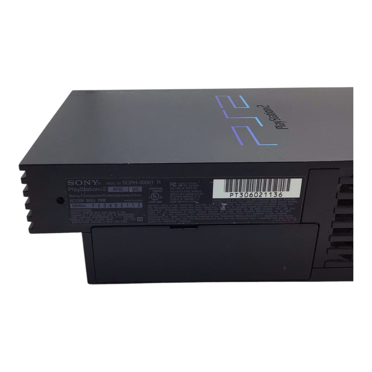 PlayStation 2 SCPH-30001 w/ Cables & Controller - Tested/Working
