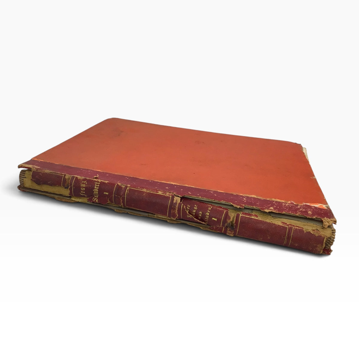 Franz Schubert Complete Compositions Volume 1 – Antique German Music Sheet Book