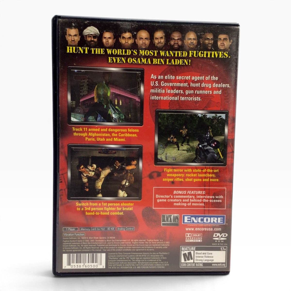Fugitive Hunter: War on Terror (2003) – PS2 Video Game