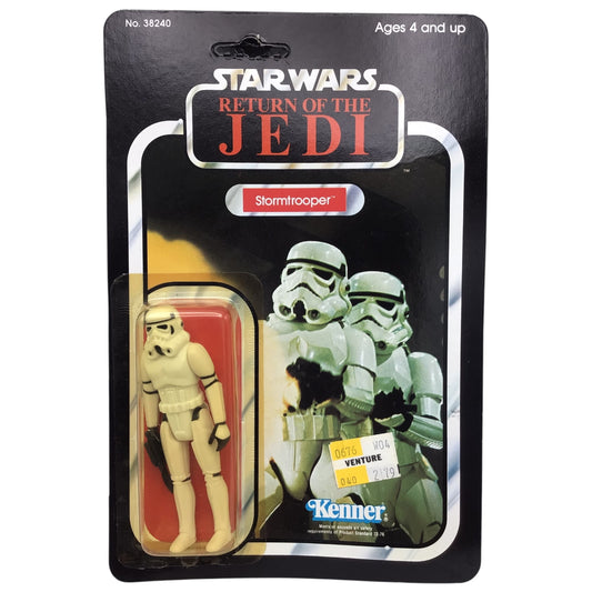 Kenner Star Wars Stormtrooper Action Figure – Return of the Jedi Carded Figure (Unpunched)
