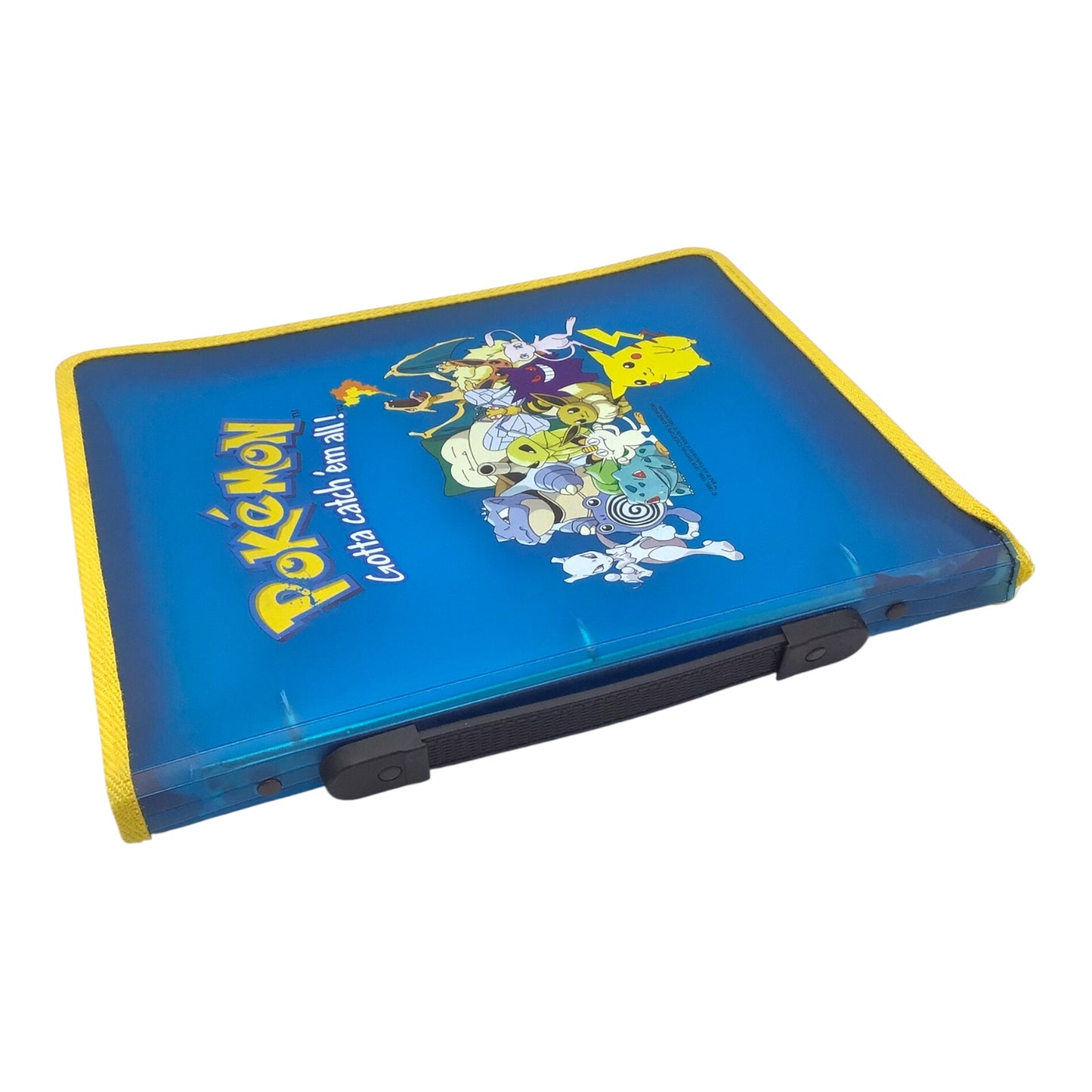 Nintendo Pokémon Blue Translucent Three-Ring Binder – Vintage School Supply Collectible