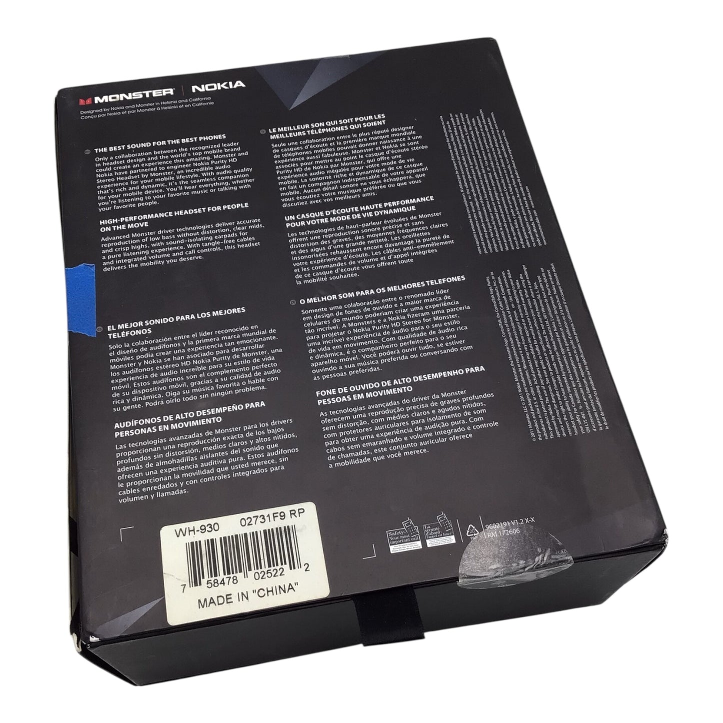 Monster Nokia Purity HD Stereo Headset