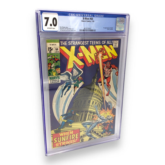 X-Men #64 – January 1970 (Marvel Comics) – CGC 7.0