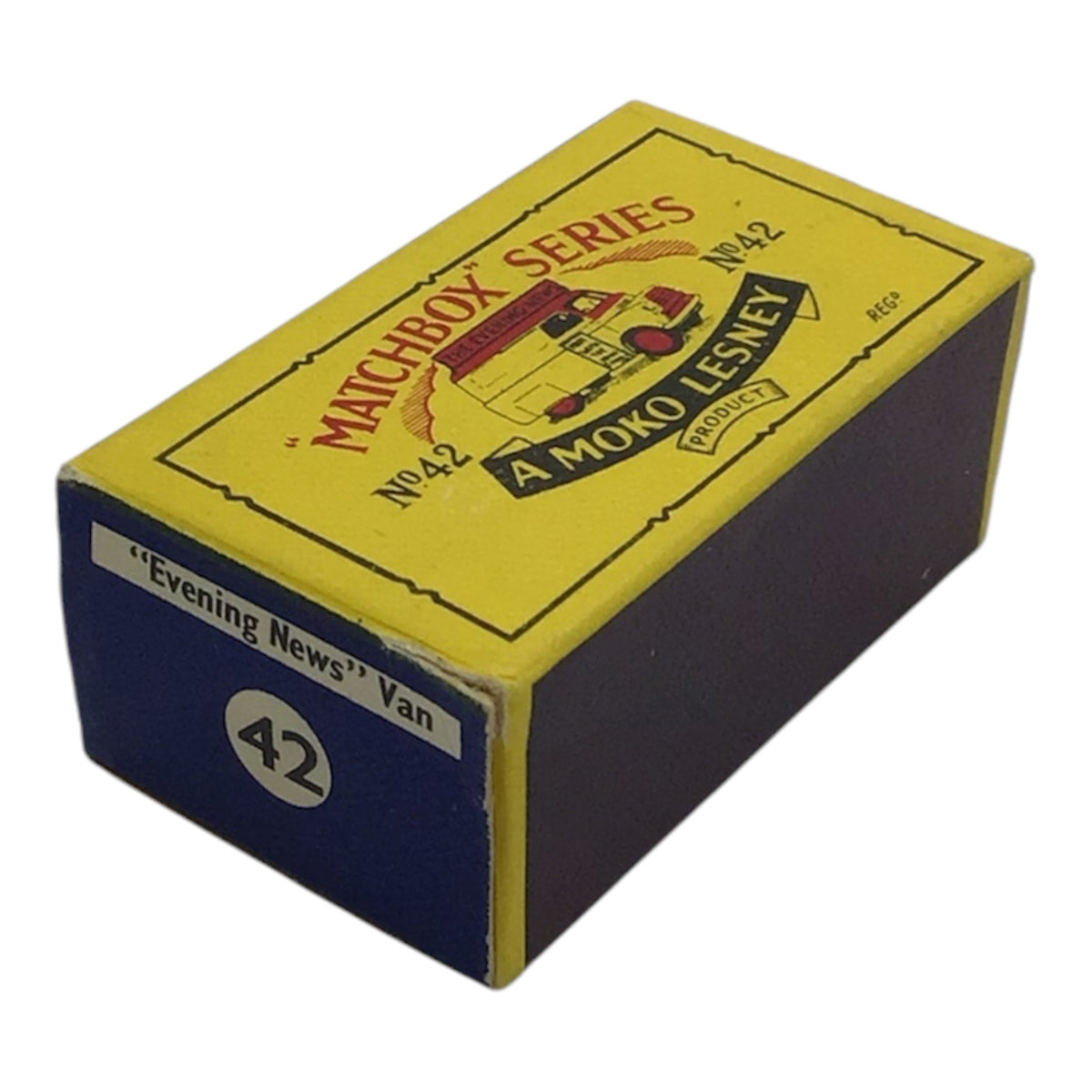 Moko Lesney Matchbox Series No. 42 "Evening News" Van w/ Original Box
