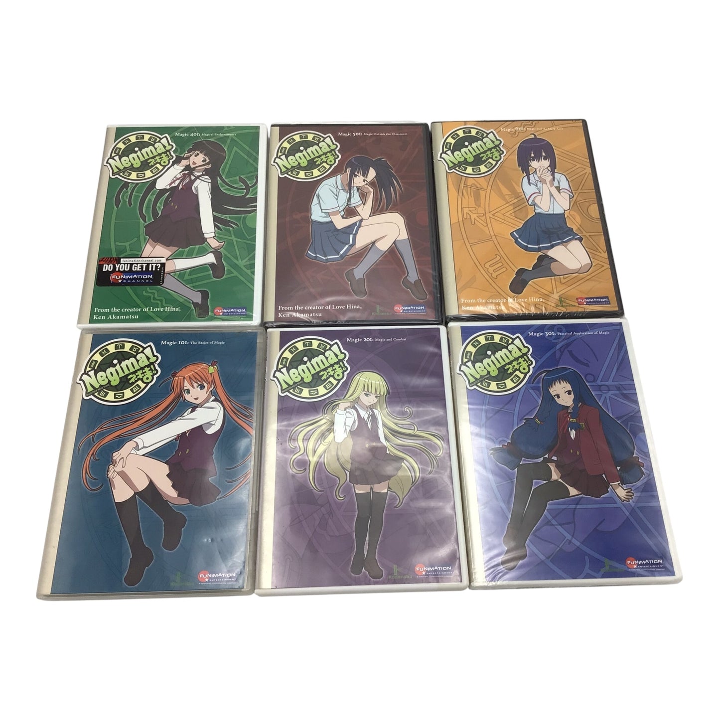 Negima! Anime DVD Collection Volumes 101–601 – Funimation