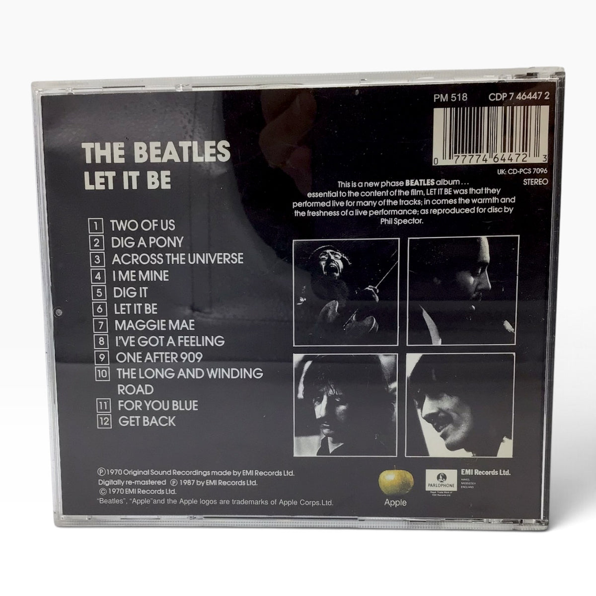 The Beatles 1988 Collection 15-CD Albums Roll Top Black Box Set "Breadbin" - EMI