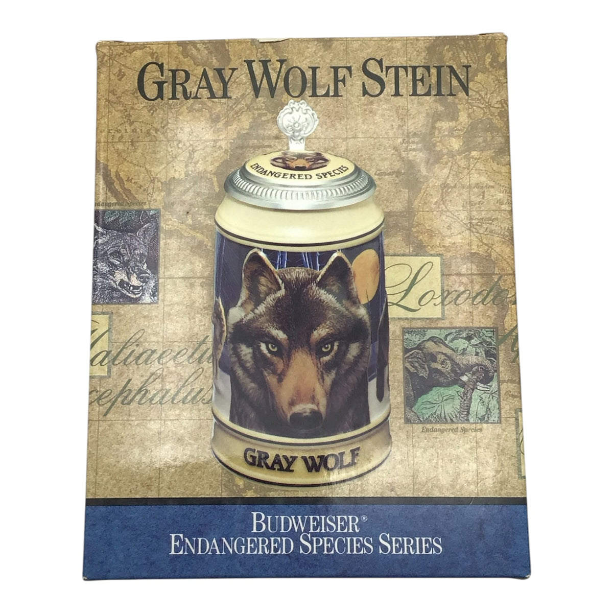 Budweiser Gray Wolf Stein - Endangered Species Series