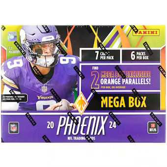 2024 Panini Phoenix Football Mega Box - 2 Orange Parallels Guaranteed!