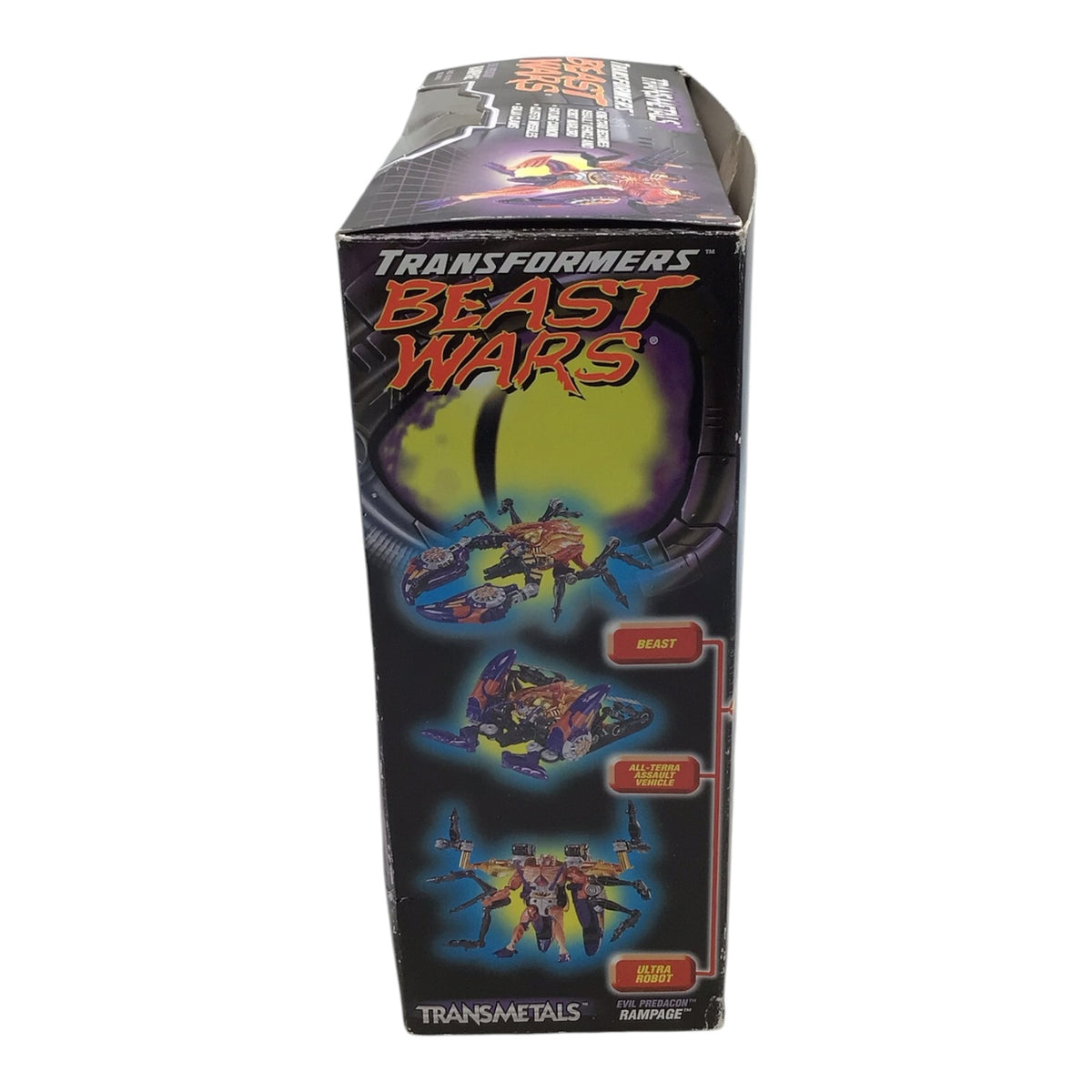 Transformers Transmetals Beast Wars Evil Predacon Rampage Action Figure (1998)